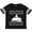 Football Black and White, variant on Snowmobile Gift Silhouette Boys or Girls Toddler T-Shirt