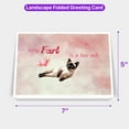 thumbnail image 5 of Every Fart is Love Note Siamese Guilty Face Happy Valentine's 7x5in Folded Greeting Card Cat Lover Kitten Owner Gifts Single Note Card with Envelope - 01016, 5 of 5