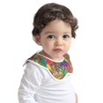 thumbnail image 2 of Hirioo Colorful Dinosaur for Baby Cotton Petal Bib Drool Bibs for Baby Boy Unisex, 2 of 9