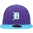thumbnail image 2 of Men's New Era Purple Detroit Tigers Vice 59FIFTY Fitted Hat, 2 of 5