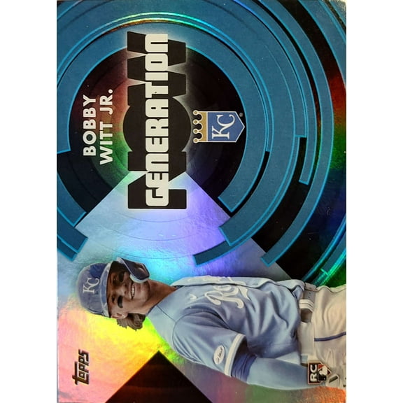 MLB 2022 Topps Update Baseball Bobby Witt Jr. Trading Card GN-61 (Generation Now Rookie)