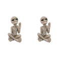 thumbnail image 1 of Estatua Alienígena Del Espacio Exterior Resina Estatuilla Jardín Al Aire Libre Marcianos Alienígenas, 1 of 9