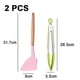 thumbnail image 2 of Juego de 2 piezas de silicona para utensilios de cocina, utensilios de cocina resistentes al calor con mango de madera, utensilio de cocina antiadherente, 2 of 5