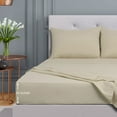 thumbnail image 5 of Unique Bargains 4 Piece Brushed Polyester Bed Sheets Set Twin Khaki, 5 of 8