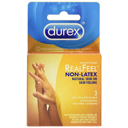 6 Pack Durex Avanti Bare Real Feel Non-Latex Condoms 3 Condoms