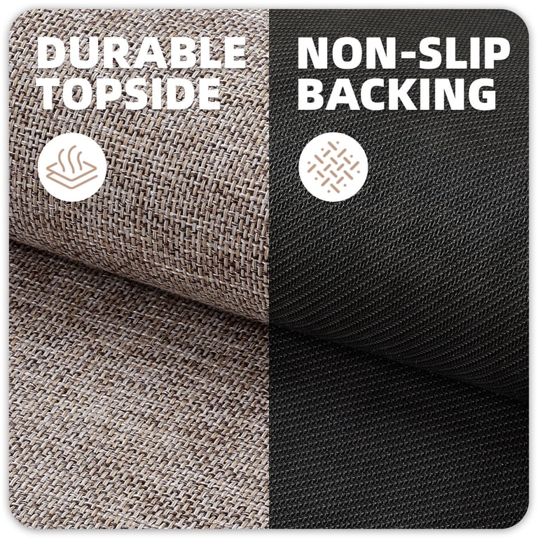 PABUBE Indoor Doormat, 17 x 30 Inches, Khaki photo 6