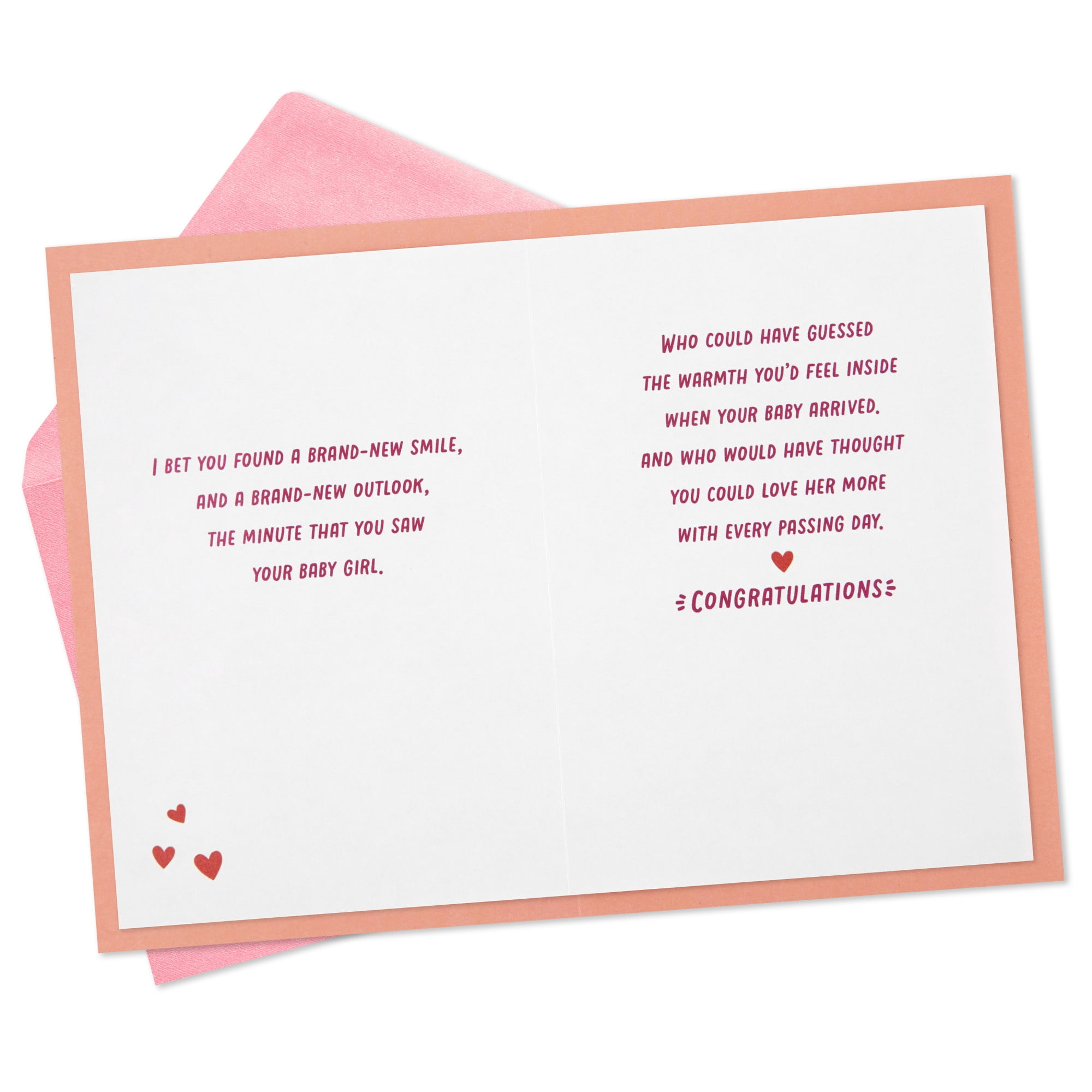 Hallmark Mahogany New Baby Girl Card (So Much Joy)