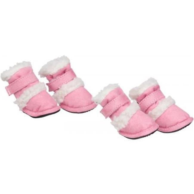 white dog boots