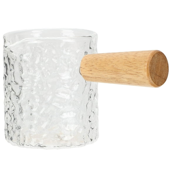 Coffee Milk Container Espresso Shots Fellow Mug Glass Creamer Syrup Pitcher Latte Art Wood