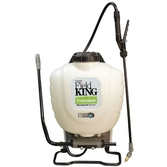 Field King Professional 190328 No Leak Pesticide Sprayer Pump Backpack, White