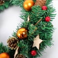 thumbnail image 3 of Marryso Christmas Wreath for Front Door Garland Door Hanging Christmas Cane Circle Simulation Cotton Wreath Decoration, 3 of 9