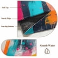 thumbnail image 6 of 6'x9' Area Rugs, Pink Orange Black Indoor Outdoor Area Rug for Living Room Bedroom, Modern Oil Painting Contemporary Washable Bathroom Rugs Kitchen Floor Carpet Mats Home Decor Aesthetic, 6 of 8
