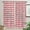 Crimson, variant on Green Plaid Christmas Kitchen Curtains 54 Inches Long, Winter Holiday Xmas Snowflake Rod Pocket Window Curtains Panels for Bedroom/Bathroom/Nursery, Light Filtering Treatment Curtains Drapes 42"x54"