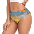 thumbnail image 2 of Balery Beautiful Golden Sunflower Field Ropa Interior de Algodón para Mujer con Dibujo – Braguitas Cómodas y Elásticas, Estilo Clásico-Medium, 2 of 6