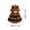 #1, variant on WWLQHUI Crochet Highland Cow Tree, 7.8'' 100% Cotton DIY Kit with Bow Bell for Tabletop Holiday Decor
