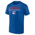 thumbnail image 2 of Men's Blue New York Rangers Shout Out T-Shirt, 2 of 3