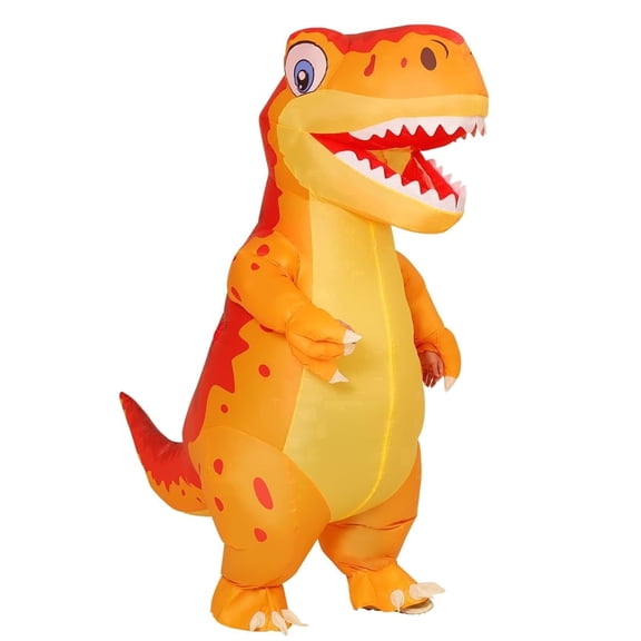 COMIN Adult Inflatable Dinosaur Costume T Rex Blow up Costume Full Body Men Women Blow Up Dino Suit for Halloween Party