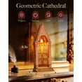 thumbnail image 6 of Robotime 3D Wooden Puzzles, Geometric Cathedral Wooden Model Kits for Adults to Build, DIY Tiny House Craft Kits with LED for Home Decor, Gifts for Adults Kids, 6 of 8