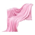 thumbnail image 2 of Blanket Polyester Blanket Blanket,Flannel Blanket,Coral Fleece Blanket,Pink A, 2 of 3