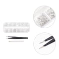 thumbnail image 2 of Nail Jewels Rhinestones Rhinestone Acrylic Nails Flatback Rhinestones Crafts Nail Art Accessories White Rhinestone Nails, 2 of 4