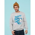 thumbnail image 2 of Frozeti the Yeti - Cool Dippin’ Dots Ice Cream Graphic Men's Sweatshirt, 2 of 4
