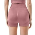 thumbnail image 5 of REALiKUN Butt Lifting Workout Shorts for Women Booty Seamless Scrunch Butt Gym Shorts High Waist Yoga Biker Shorts Pink M, 5 of 5