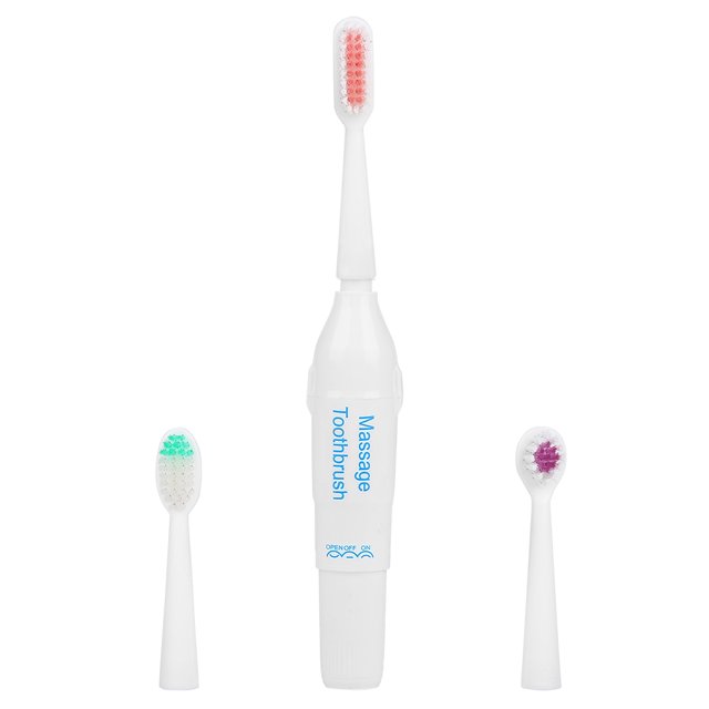 Pet Dog Electric Toothbrush Teeth Cleaning Tool with 2 Brush heads (Blue)