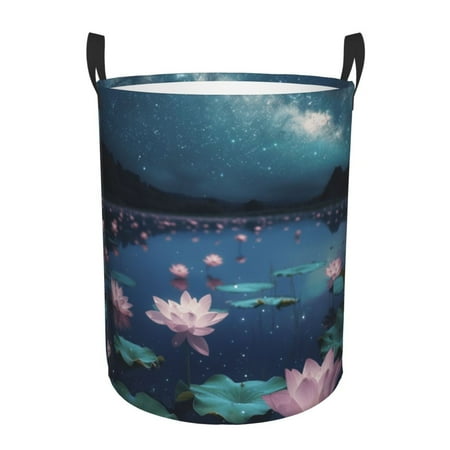 

Evening fantasy art design Circular Gift - Dirty Clothes Storage Bucket Gift used for organizing laundry and bedroom storage