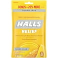 thumbnail image 4 of HALLS Relief Sugar Free Honey Lemon Flavor Cough Drops, 1 Bag (30 Total Drops), 4 of 10