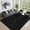 Black-8' x 10' (Rectangular), variant on Fluffy 5x7 Area Rugs For Living Room Bedroom: Ultra Soft Shag Rug Non-slip Non-shedding Small Plush Bedside Indoor Floor Carpets Playroom Entryway Dorms Home Decor Beige