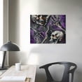 thumbnail image 4 of Orinice Skulls Angels Digital Art Fine Art Aesthetic Poster & Print Wall Painting for Home Decor 16x12in, 4 of 6