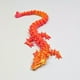 thumbnail image 3 of Decoración del escritorio de juguete de fidget de dragón de rosa estampado en 3D (oro rojo), 3 of 6