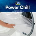 thumbnail image 4 of Serta Power Chill Mattress Pad, 18" Deep Elastic Fitted Pillow Top Cover, Full, White, 4 of 5