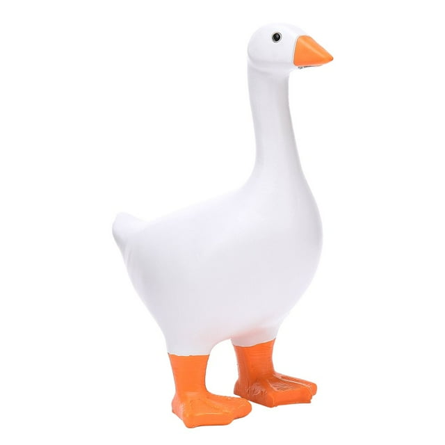 Goose Magnetic Key Holder Resin Goose Statue Magnetic Tool Holder Key Hook Standing Storage Rack Home Decoration Cute Animal Figurines Keys Holder for Keys、Glasses Bells