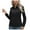 Black, variant on Fancifize Womens Plus Size Dress Shirts Long Sleeve Button Down Shirts Classic Collared Tops Work Office Casual Blouse