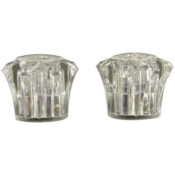 Danco 88889 Vise Grip Crystal Handles Universal Fit, Clear Acrylic