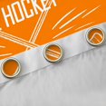 thumbnail image 4 of Manfei Hockey Sport Lovers Blackout Curtains Set of 2 (52x84 Each),Boys Ball Game Window Curtains,Orange White Curtains and Drapes For Men Women,Breathable Home Decor, 4 of 6