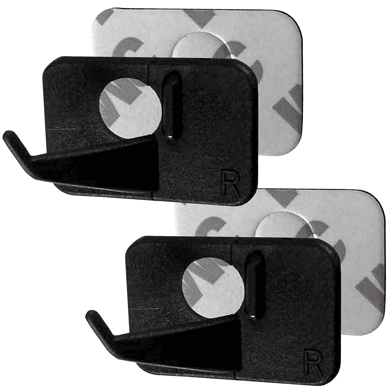 Pack of 10 Black Arrow Bow Rest Plastic Right Hand & Self-adhesive Back 
