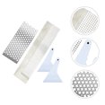 thumbnail image 1 of BEADCEST 4pcs Plastic Beading Tools Kit Silver Measuring Ruler For Craft Making And DIY Tools, 1 of 8