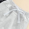 thumbnail image 4 of Kaprioy Boys Summer Outfits Short Sleeve Letter pretty fly for a little guy Print T Shirt Top Casual Shorts Set Toddler Baby Boy Summer Clothes 2 Piece Outfit, 4 of 5