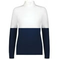 thumbnail image 2 of Holloway B22864654 Women Momentum Team Quarter-Zip Pullover, Navy & White - Medium, 2 of 5