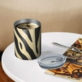 thumbnail image 3 of 12oz Coffee Tumblers Zebra Pattern Stainless Steel Vacuum Insulated Travel Tumbler Coffee Cups Mug with Lid and Straw with Cleaning Brush for Cold & Hot Drinks, 3 of 5