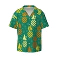 thumbnail image 3 of Goofa Pineapples1 Printed Men's Casual Short-sleeved Shirt,Lightweight Breathable Button-down,Summer Casual men's top,Versatile Fashion shirt-X-Large, 3 of 7