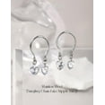 thumbnail image 3 of Shiyou-2 Pcs Bijoux de Mamelon Non Perçants, Anneaux de Mamelon Mignons Réglables en Acier Inoxydable pour Femmes Hommes, 3 of 4