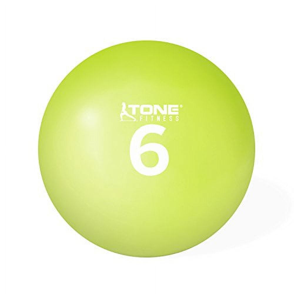 Tone Fitness Soft Weighted Ball, 6 lbs