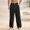 Black, variant on Men's Casual Pants Mens Pants Straight Fit Elastic High Waist Drawstring Pocket Trousers Plaid Vintage Loose Trousers Anniversary Fall Winter Pants