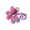 B, variant on Girl Flat Clip Hairpin Shamrock Clip Ornaments for Women Girl Bunches Hairclip Dolphins Photo Props