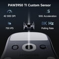 thumbnail image 2 of Mouse gamer inalámbrico MCHOSE A7 V2 Ultra, 42K DPI, negro, 2 of 9