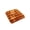 🥑 Orange_New#1762, variant on Faux Rabbit Fleece Seat Cushion 45x45cm - Thick Plush Chair Pad, Insulated Winter Comfort, Non-Fade, Washable for Office, Kitchen, Bench, Wheelchair