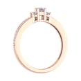 thumbnail image 2 of 14K Rose Gold 3-Stone Diamond Engagement Ring (0.22 Carat) (Ring Size 9.5) (I1-I2 Clarity), 2 of 4